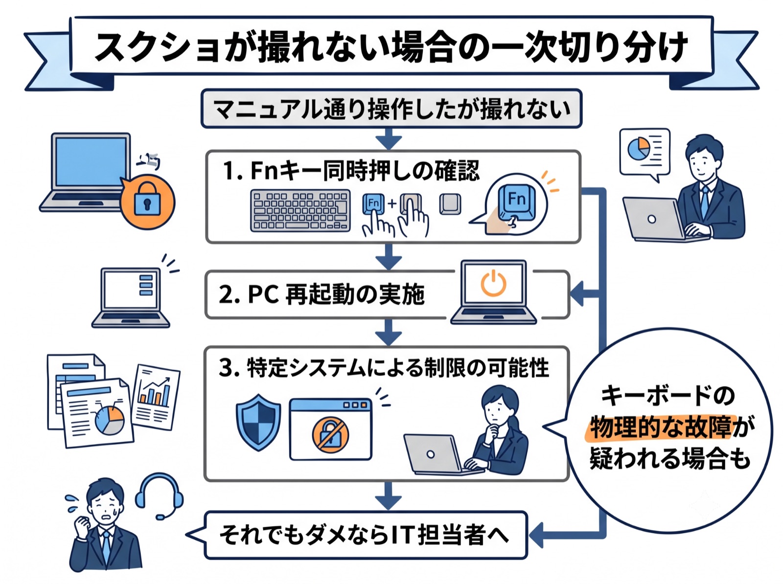 スクショが撮れない場合の対処法